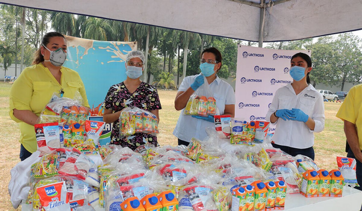 Lacthosa y Azunosa entregan 30,000 desayunos para personal médico