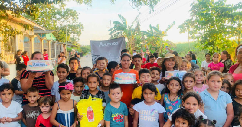 Azucarera del Norte S.A. y las Fuerzas Vivas del sector de Barranco en Potrerillos Cortes le celebran a los Niños en su día.
