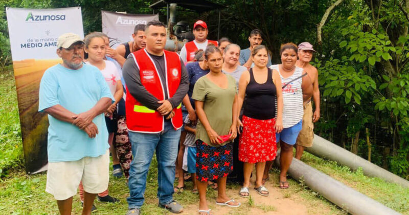 Azunosa en Alianza con la Municipalidad de El Progreso colaborando con instalación de bombas para drenar inundaciones y lograr la rehabilitación de acceso a comunidades